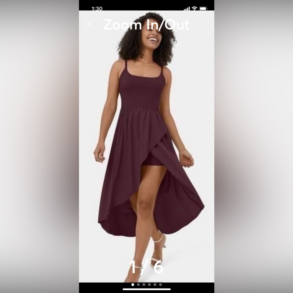 Halara Breezeful High Low Dress, Small